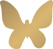 Gold Centered Butterfly