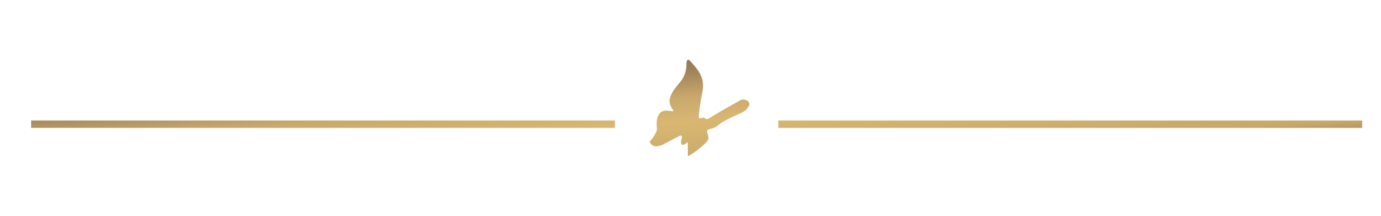 Single Gold Butterfly Centerpiece