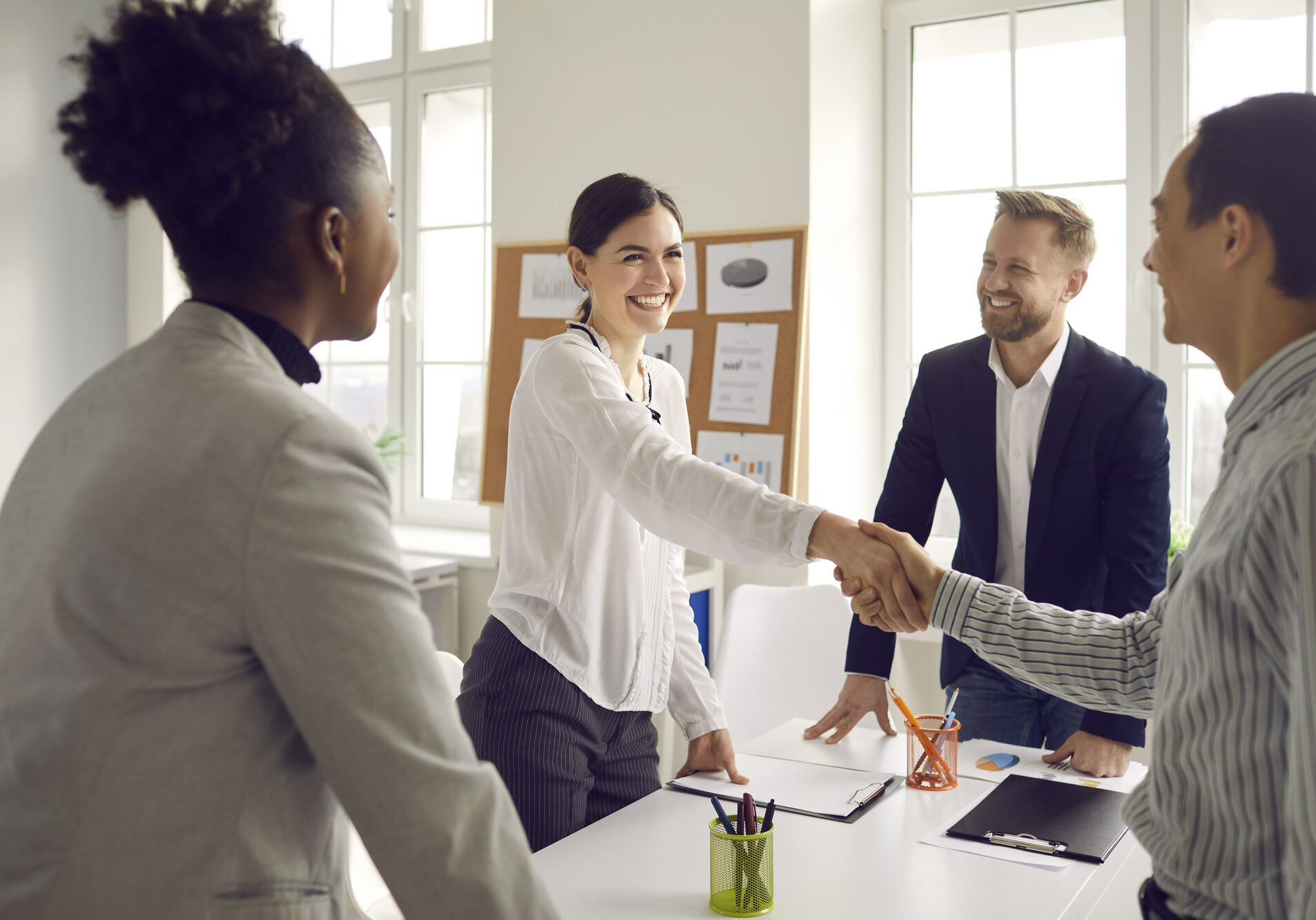 Agreement, deal, business success concept